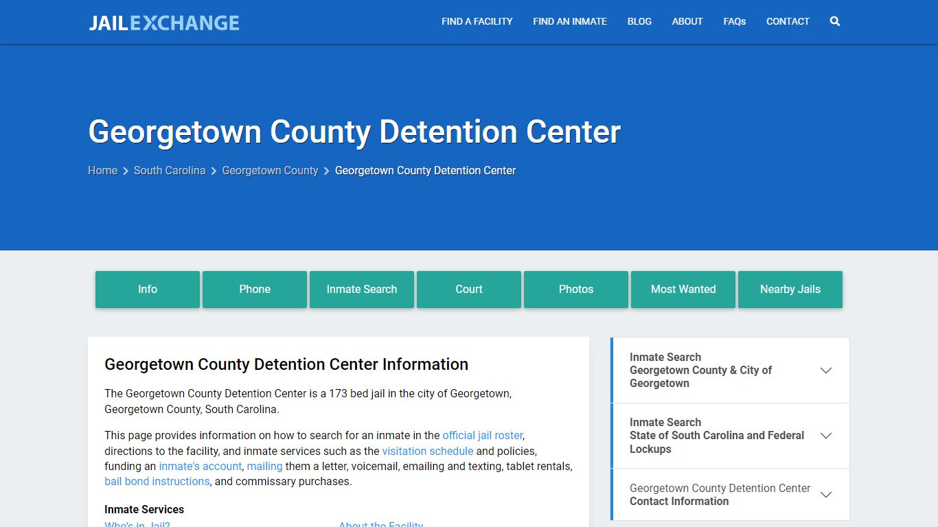 Georgetown County Detention Center - Jail Exchange